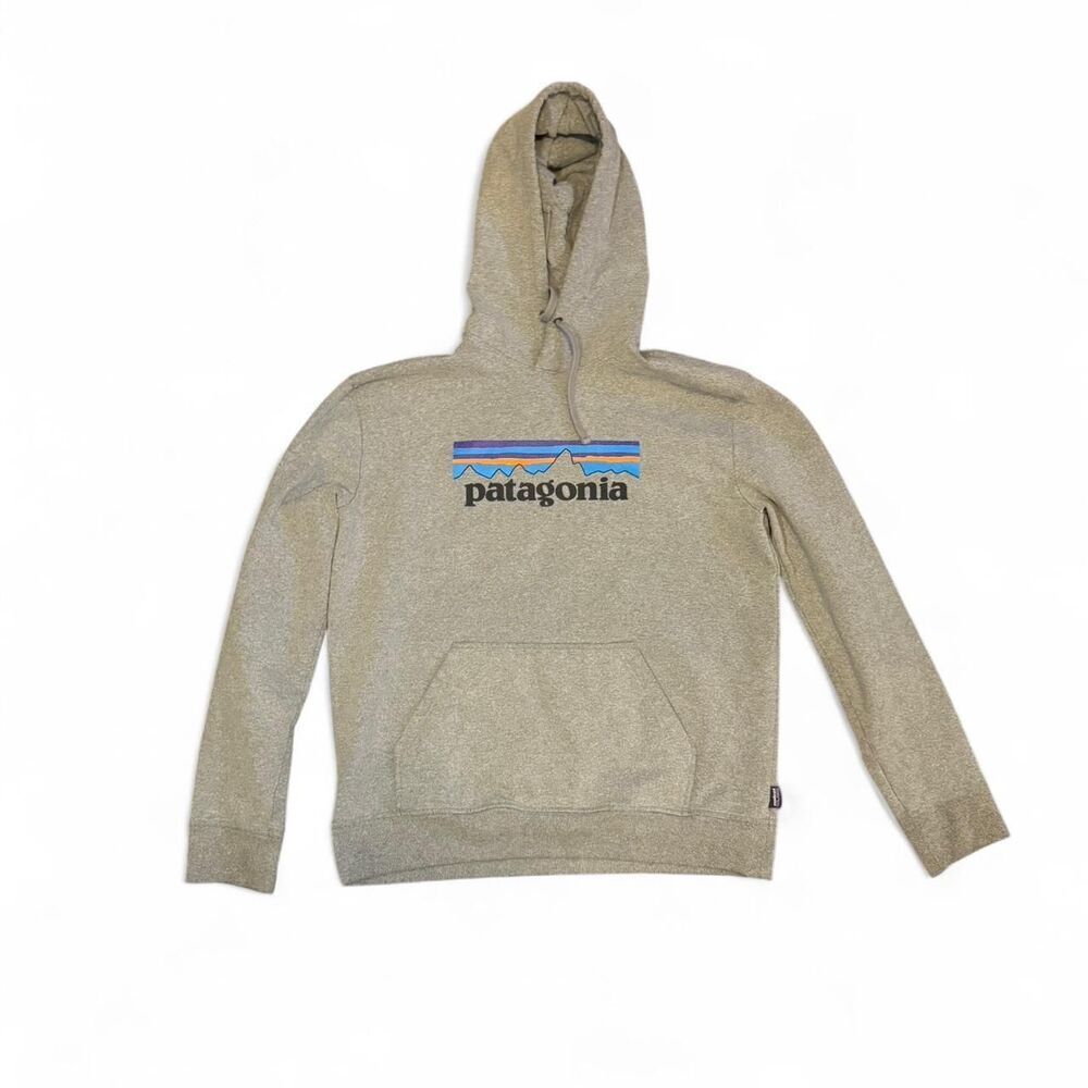 Patagonia Uprisal Hoody Men’s Large Gray Pullover Hoodie Logo Sweatshirt